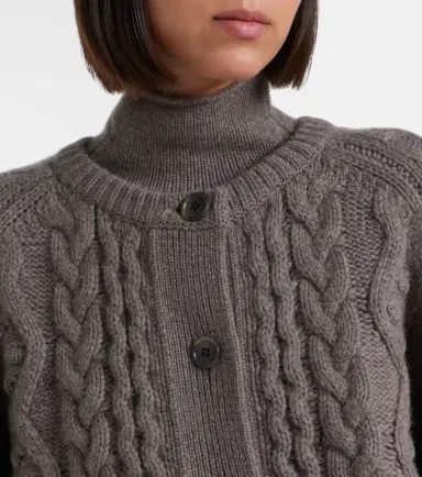 Lisa Yang Winroe cable-knit cashmere cardigan | Thumbnail 5