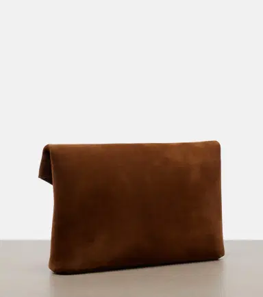 Saint Laurent Cassandre suede pouch | Thumbnail 2