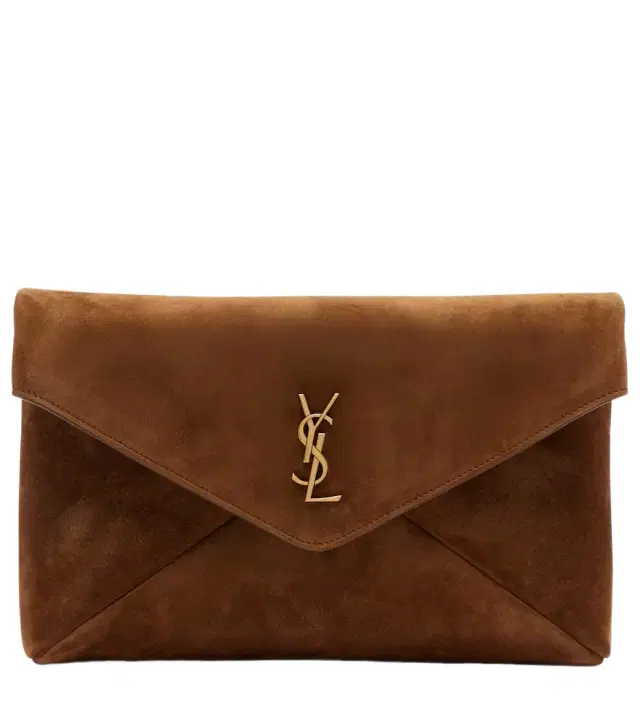 Saint Laurent Cassandre suede pouch