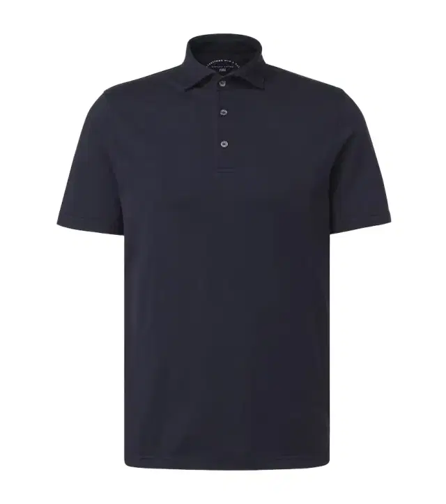 Cotton jersey polo shirt