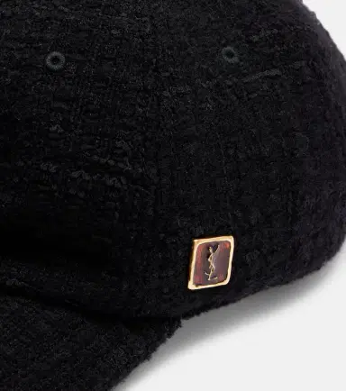 Saint Laurent Wool tweed baseball cap | Thumbnail 2 Saint Laurent Wool tweed baseball cap | Thumbnail 2