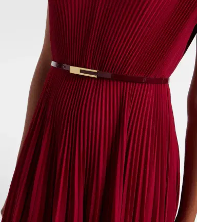 Max Mara Elegante plissé georgette gown | Thumbnail 2