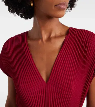 Max Mara Elegante plissé georgette gown | Thumbnail 5