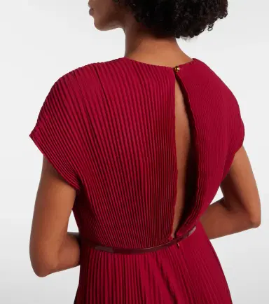 Max Mara Elegante plissé georgette gown | Thumbnail 6