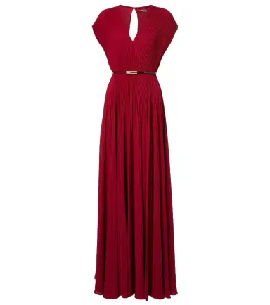 Max Mara Elegante plissé georgette gown | Thumbnail 1