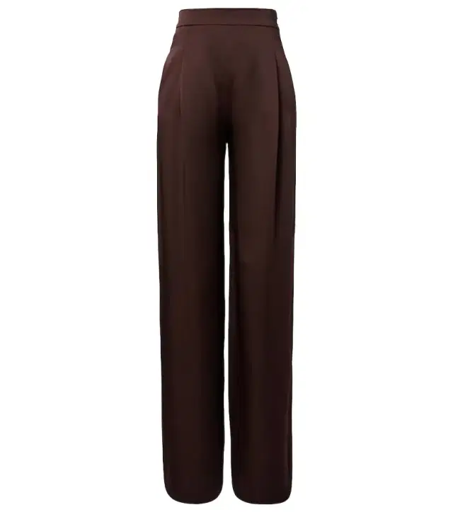 Max Mara Elegante satin wide-leg pants
