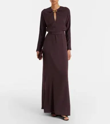 Max Mara Embellished cady maxi dress | Thumbnail 5 Max Mara Embellished cady maxi dress | Thumbnail 5