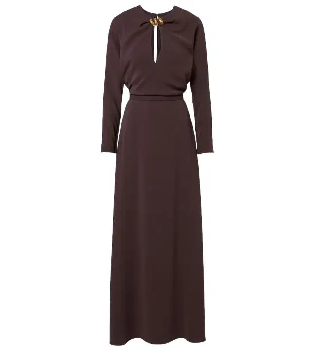 Max Mara Embellished cady maxi dress