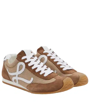 Loewe Ballet Runner 2.0 suede-trimmed sneakers | Thumbnail 1