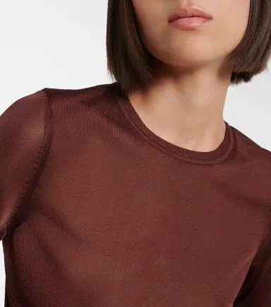 Saint Laurent Semi-sheer sweater | Thumbnail 5