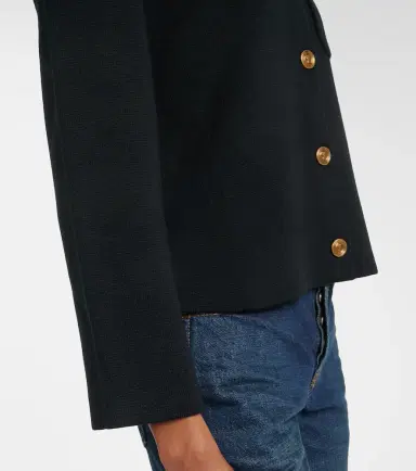 Saint Laurent Waffle-knit wool cardigan | Thumbnail 3 Saint Laurent Waffle-knit wool cardigan | Thumbnail 3