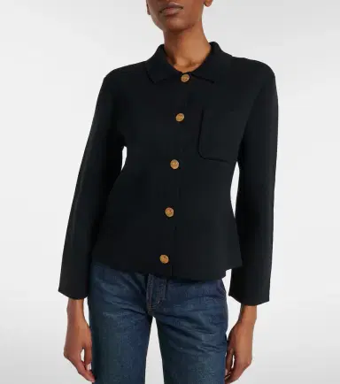 Saint Laurent Waffle-knit wool cardigan | Thumbnail 4 Saint Laurent Waffle-knit wool cardigan | Thumbnail 4