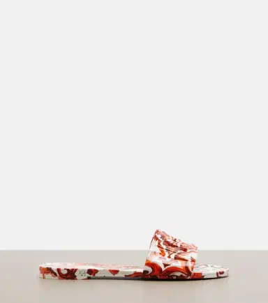 Dolce & Gabbana Majolica DG rubber slides | Thumbnail 2