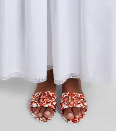 Dolce & Gabbana Majolica DG rubber slides | Thumbnail 6