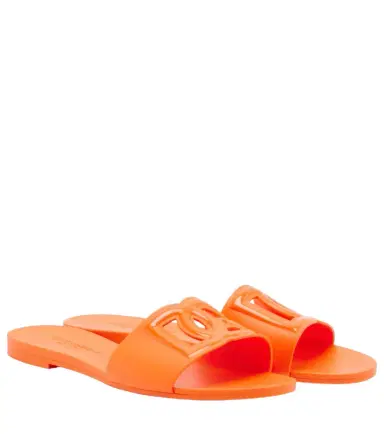 Dolce & Gabbana DG rubber slides | Thumbnail 1
