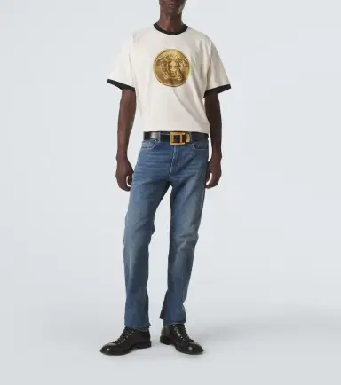 Versace Medusa cotton jersey T-shirt | Thumbnail 2