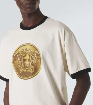 Versace Medusa cotton jersey T-shirt | Thumbnail 3