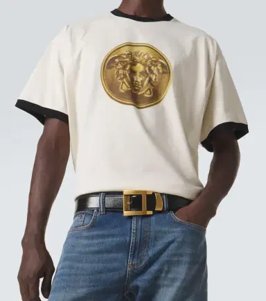 Versace Medusa cotton jersey T-shirt | Thumbnail 5