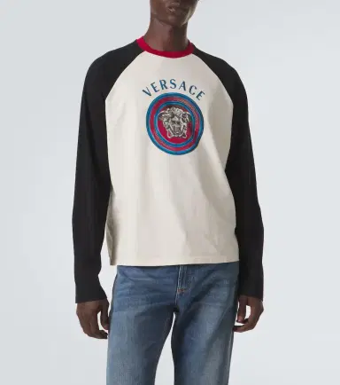 Versace Medusa cotton jersey T-shirt | Thumbnail 4