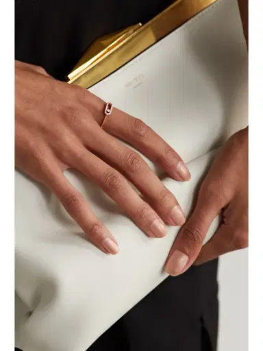 Messika Move Uno 18-karat Rose Gold Diamond Ring | Thumbnail 2 Messika Move Uno 18-karat Rose Gold Diamond Ring | Thumbnail 2