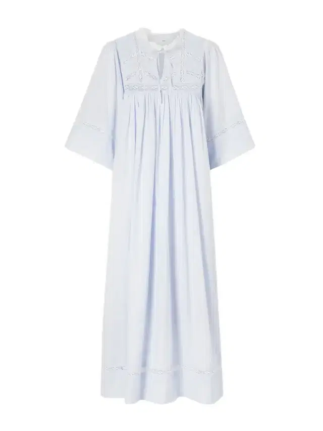 SKALL Magnolia Lace-trimmed Organic Cotton Midi Dress