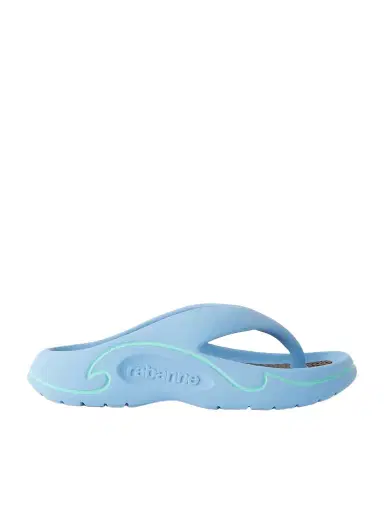 Rabanne 3d Logo-embossed Thong Sandals | Thumbnail 1 Rabanne 3d Logo-embossed Thong Sandals | Thumbnail 1