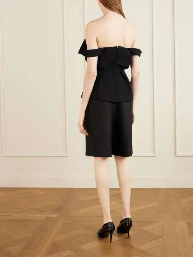 Khaite Yasmina Crepe Blouse | Thumbnail 3
