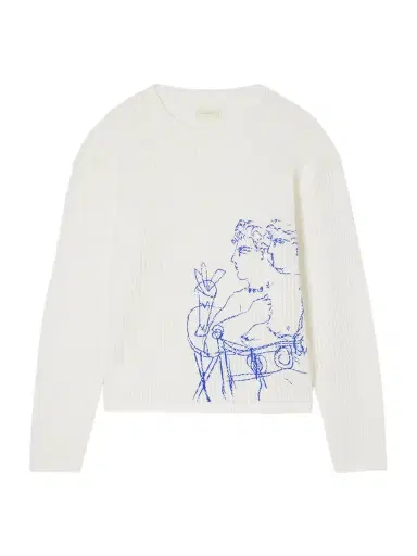 Aimé Leon Dore Artiste Embroidered Mesh Sweatshirt | Thumbnail 1