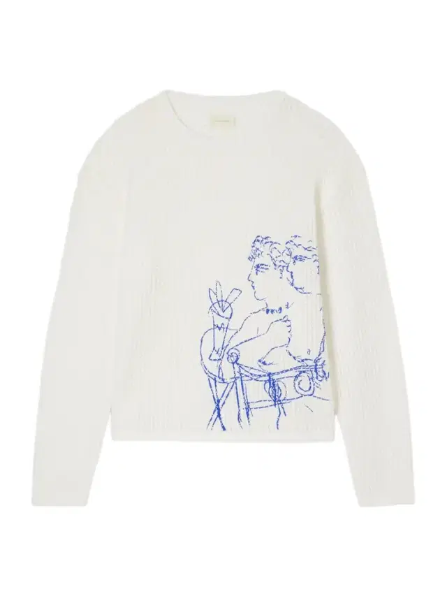 Artiste Embroidered Mesh Sweatshirt