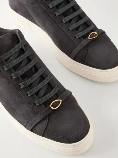 Jennifer Chamandi Embellished Suede Sneakers | Thumbnail 5 Jennifer Chamandi Embellished Suede Sneakers | Thumbnail 5
