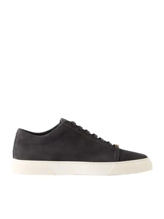 Jennifer Chamandi Embellished Suede Sneakers