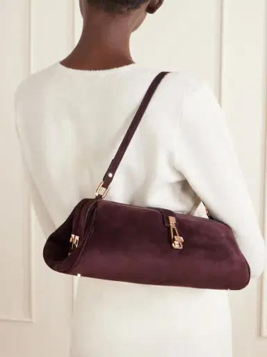Gabriela Hearst Paola Embellished Suede Clutch | Thumbnail 5 Gabriela Hearst Paola Embellished Suede Clutch | Thumbnail 5