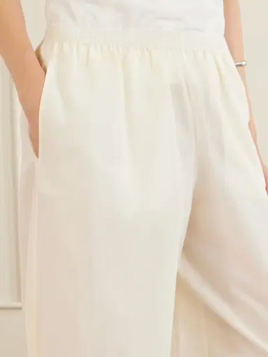 Loulou de Saison Almaya Cotton And Silk-blend Balloon Pants | Thumbnail 5