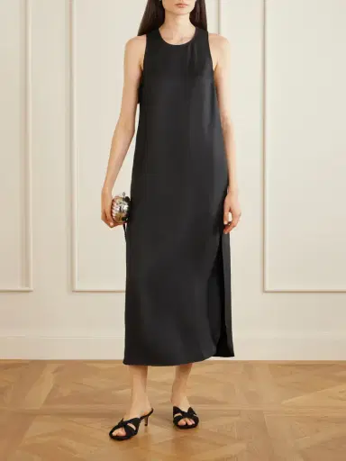 Loulou de Saison Paloma Silk-twill Maxi Dress | Thumbnail 2 Loulou de Saison Paloma Silk-twill Maxi Dress | Thumbnail 2