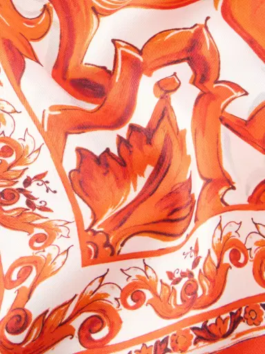 Dolce & Gabbana Printed Silk-twill Foulard | Thumbnail 4 Dolce & Gabbana Printed Silk-twill Foulard | Thumbnail 4