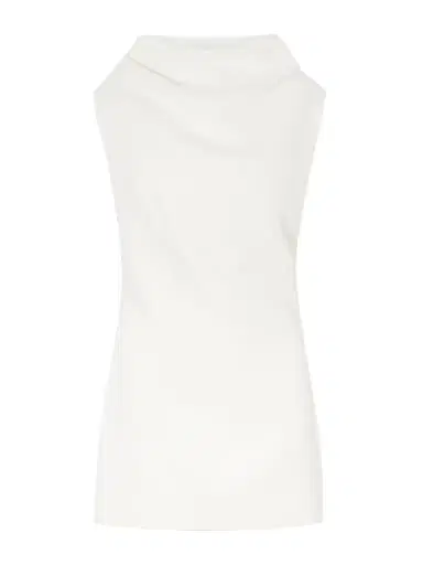 Khaite Astor Bonded Crepe Satin Mini Dress | Thumbnail 1 Khaite Astor Bonded Crepe Satin Mini Dress | Thumbnail 1