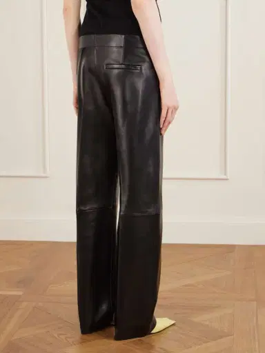 Khaite Mita Leather Straight-leg Pants | Thumbnail 4 Khaite Mita Leather Straight-leg Pants | Thumbnail 4