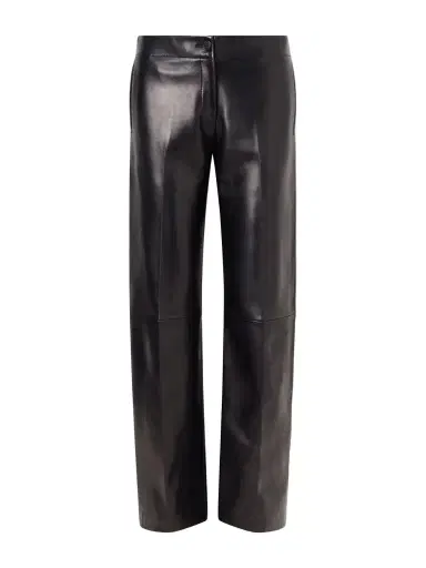 Khaite Mita Leather Straight-leg Pants | Thumbnail 1 Khaite Mita Leather Straight-leg Pants | Thumbnail 1