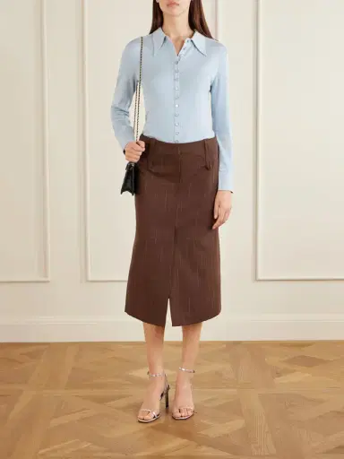 Tory Burch Wool-blend Knee-length Skirt | Thumbnail 2