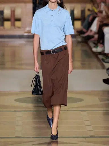 Tory Burch Wool-blend Knee-length Skirt | Thumbnail 6