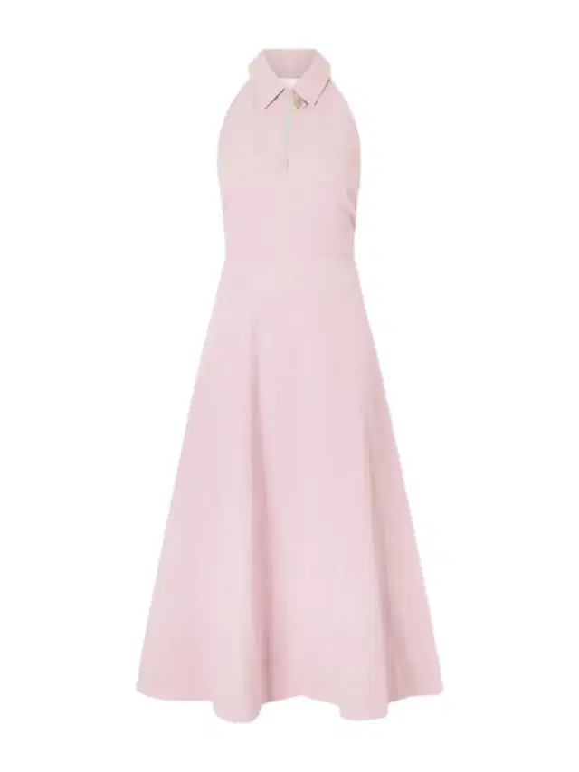 Mackey Cotton-blend Seersucker Halterneck Midi Dress