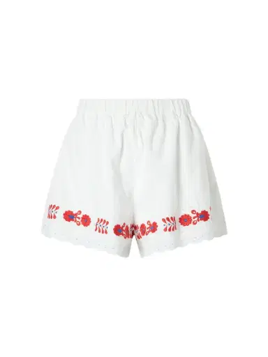 Sea Catharina Embroidered Cotton And Linen Shorts | Thumbnail 1 Sea Catharina Embroidered Cotton And Linen Shorts | Thumbnail 1