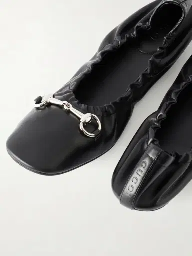Gucci Prima Horsebit-embellished Leather Ballet Flats | Thumbnail 5 Gucci Prima Horsebit-embellished Leather Ballet Flats | Thumbnail 5