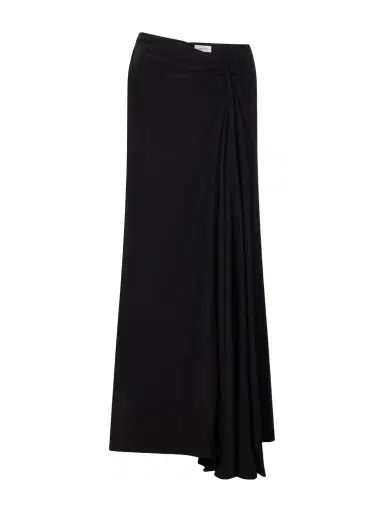 Alexander McQueen Draped Silk Maxi Skirt | Thumbnail 1