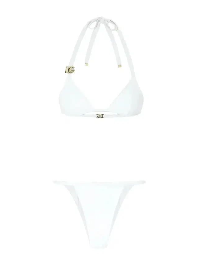 Dolce & Gabbana Logo-embellished Stretch Jersey Bikini