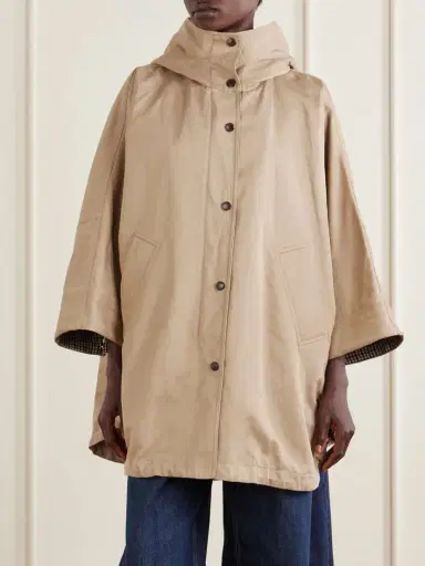 Brunello Cucinelli Cotton And Linen-blend Coat | Thumbnail 3 Brunello Cucinelli Cotton And Linen-blend Coat | Thumbnail 3
