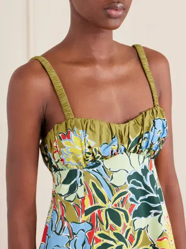 ALÉMAIS Solstice Floral-print Organic Cotton-poplin Midi Dress | Thumbnail 4 ALÉMAIS Solstice Floral-print Organic Cotton-poplin Midi Dress | Thumbnail 4