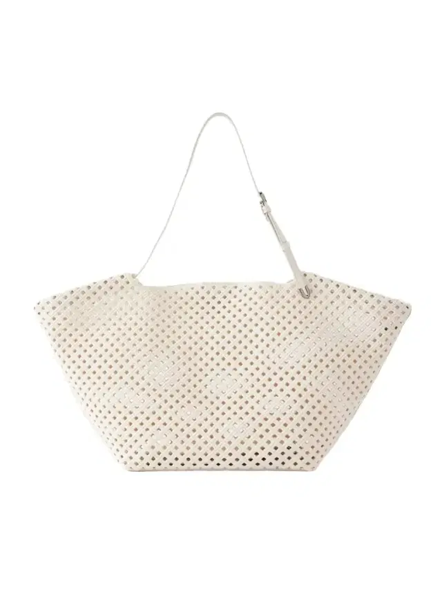 Brunello Cucinelli Leather-trimmed Woven Shoulder Bag