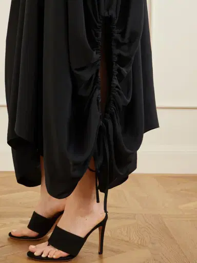 Sharon Wauchob Desia Asymmetric Silk-crepe Midi Skirt | Thumbnail 5 Sharon Wauchob Desia Asymmetric Silk-crepe Midi Skirt | Thumbnail 5