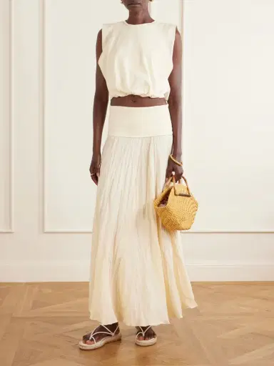 Johanna Ortiz Muraya Ribbed Cotton-blend Top | Thumbnail 2